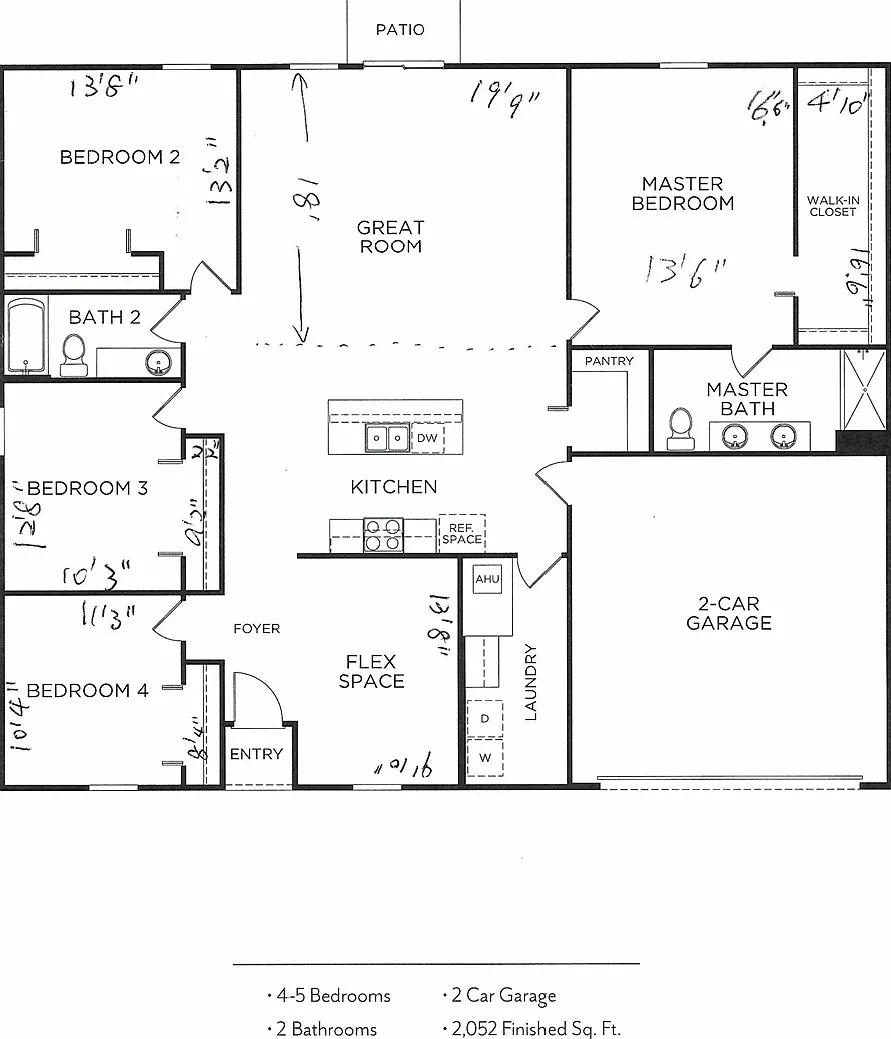 4 bed, 2052 sqft, $2,200 — Photo 2