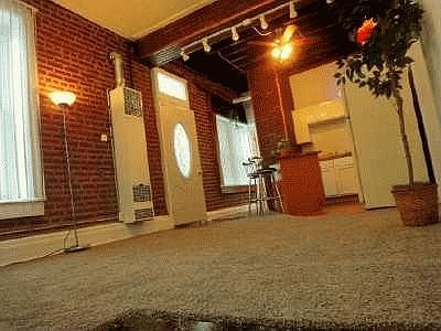 Track Lights & Brick