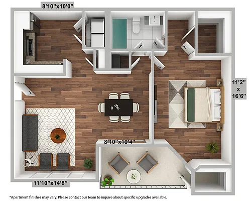 Floor plan Lakeside | A1