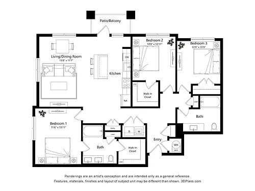 Floor plan C1