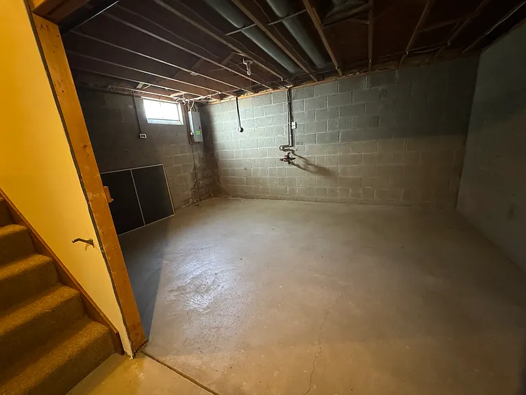 Unfinished basement
