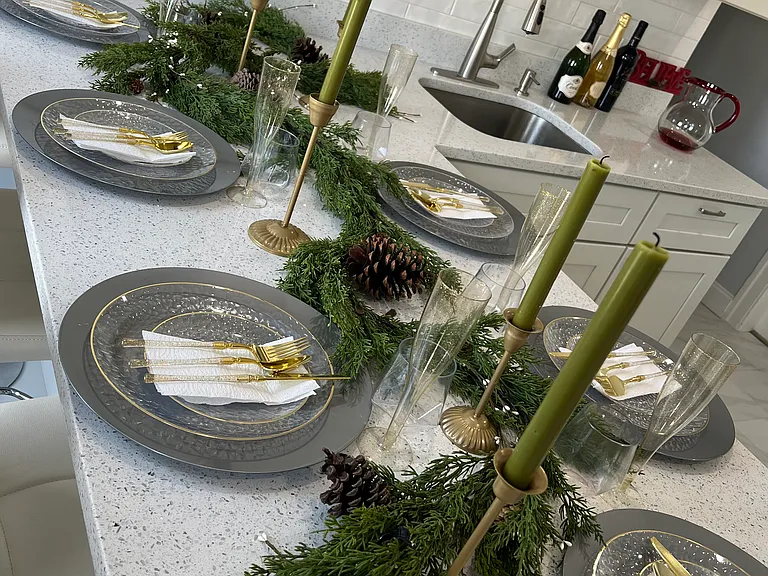 Christmas decor at the kitchen :)