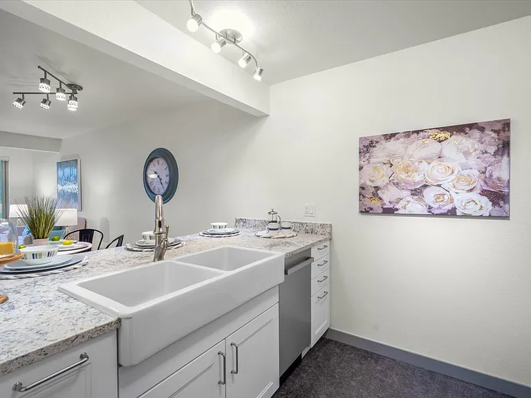 Freshly updated kitchen.