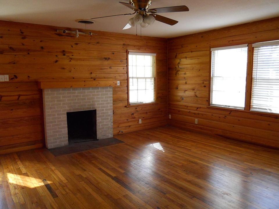 Living room fireplace