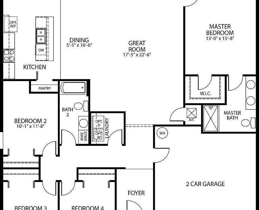 Elevation E - 1st Floor