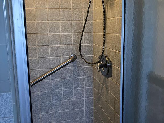 Master bathroom walk in shower
