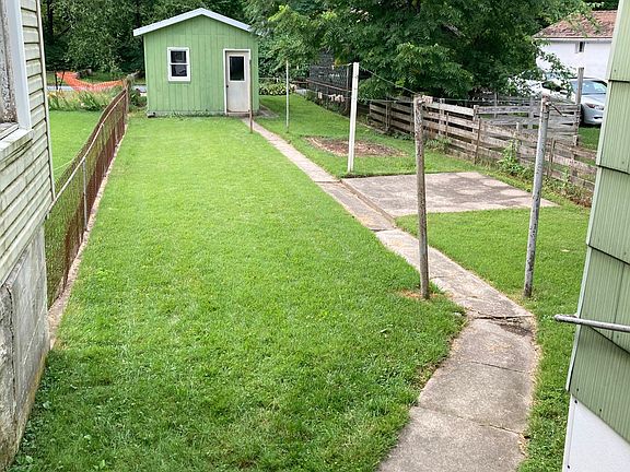 back yard and shed