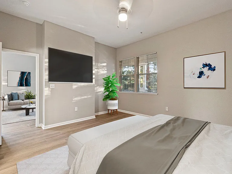 Bedrooms are complete with ample closet space