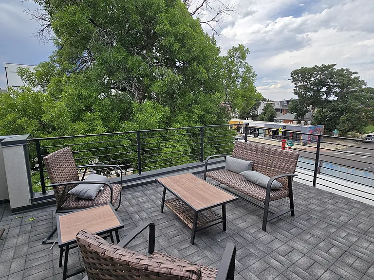 Upstairs Deck - new patio furniture coming!