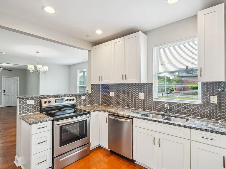 View of Kitchen, Dining Room & Living Room