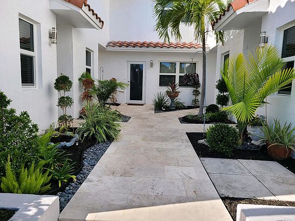Courtyard entrance to all units