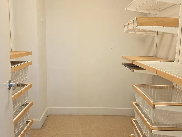 Large walk-in closet