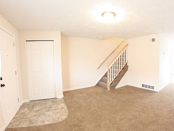 Living room with new carpet