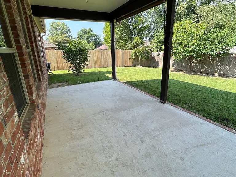 Fenced in yard