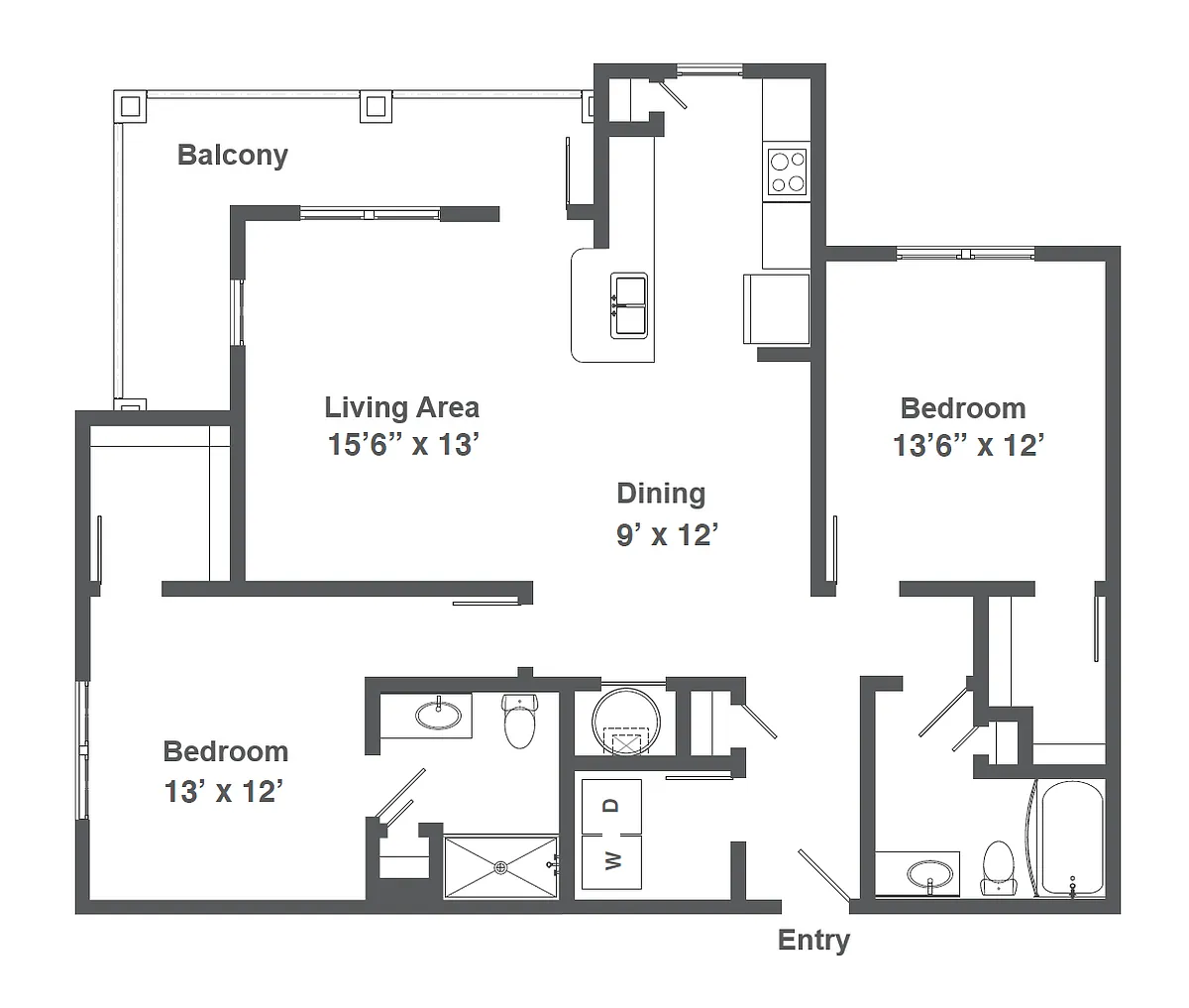 Floor plan B2-1242
