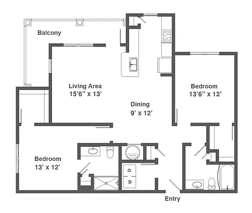 Floor plan B2-1242
