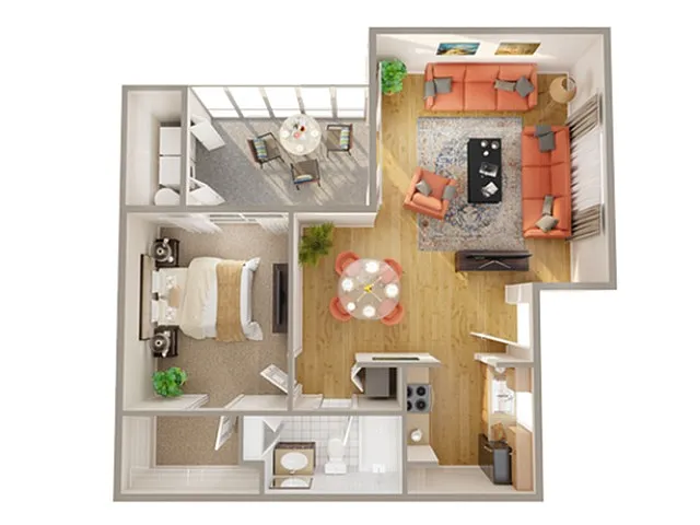 Floor plan Flamingo
