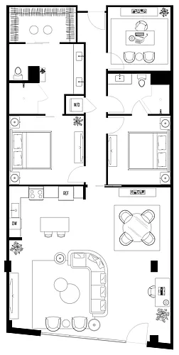 Floor plan LIVE WORK SEVEN