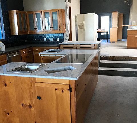 Open kitchen concept