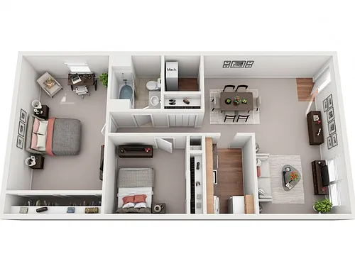 Floor plan 2 Bedroom