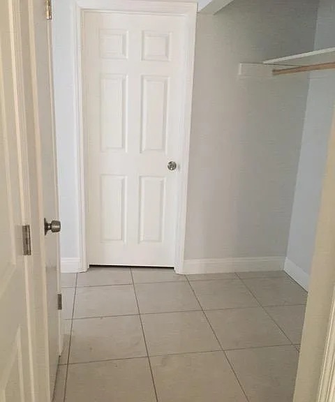 Corridor and closets