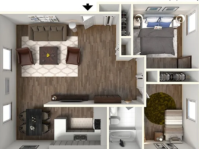 University Crossing Apartments and Townhomes — Photo 7