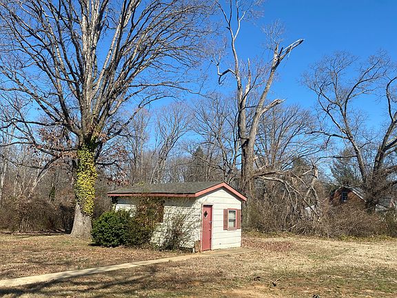 Shed in Backyard.
