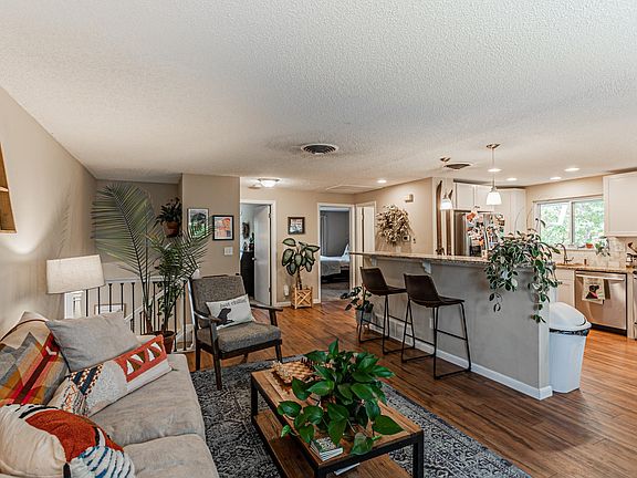 Kitchen and living room