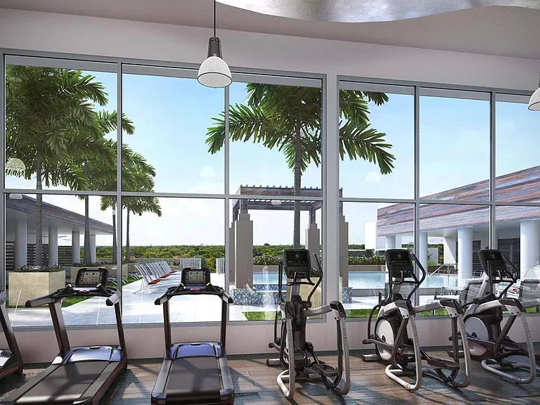 Get energized in the fitness center, where expansive views inspire every workout.
