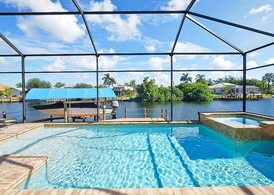Pool and canal view