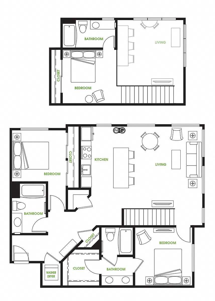 Floor plan 3x3 Loft CL1