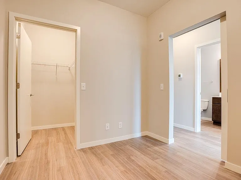Enjoy spacious closets in each bedroom.