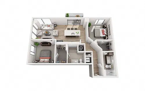 Floor plan B2