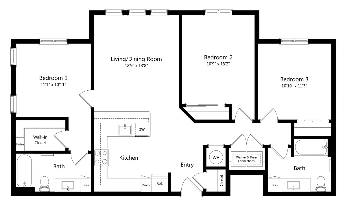Floor plan C1 - 50