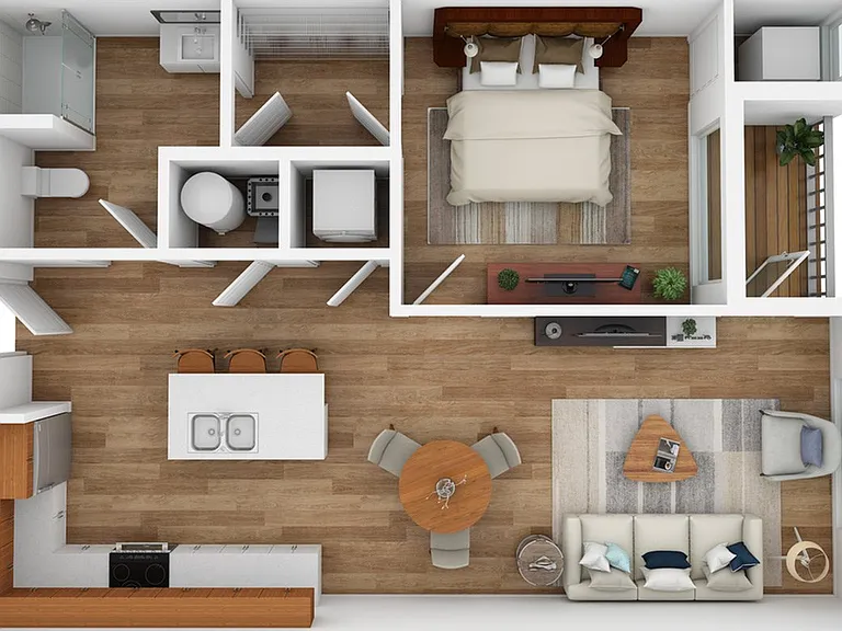 1 Bedroom | 1 Bath | 715 SF 1 Bedroom | 1 Bath | 715 SF