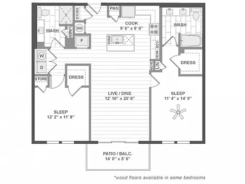 Floor plan C5a