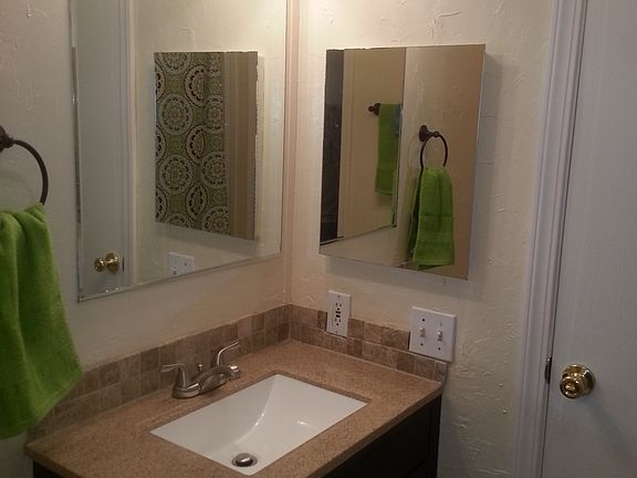 New vanity and tile backspla