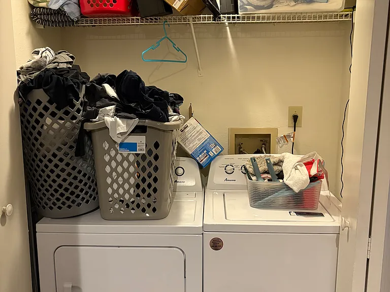 laundry (back facing kitchen from this view)