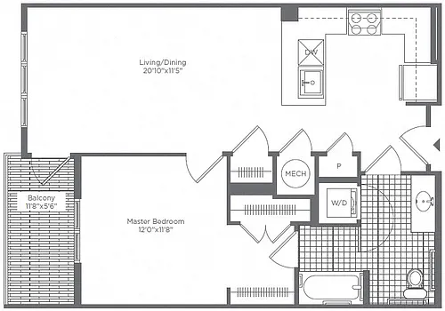 Floor plan A1M1 HC