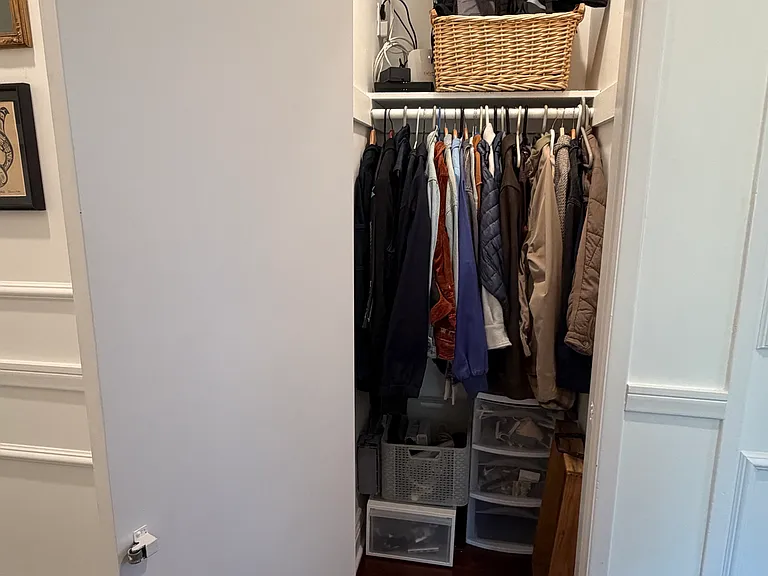 Hallway coat closet