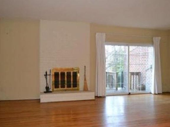 living room and deck