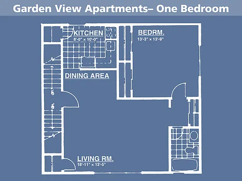 Floor plan 1 Bedroom