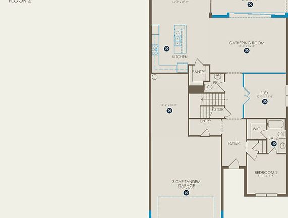 Yorkshire Floor Plan, Quick Move-in Home, Floor 1