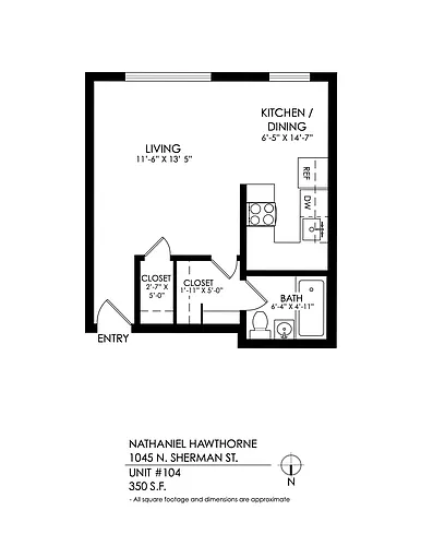 Floor plan Studio