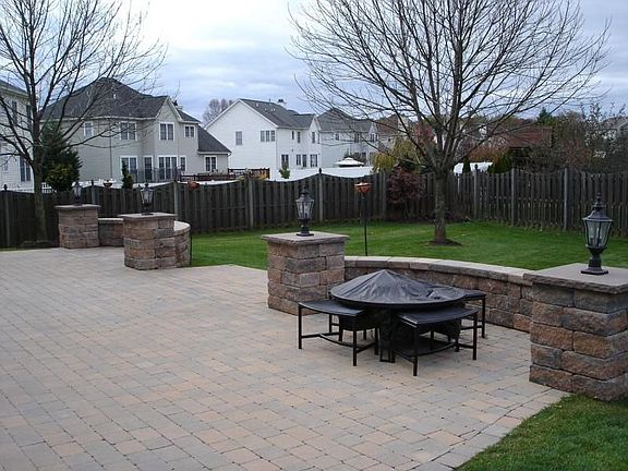 Patio and rear yard