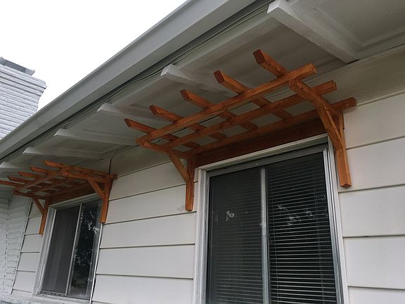 Custom Built Window Pergolas