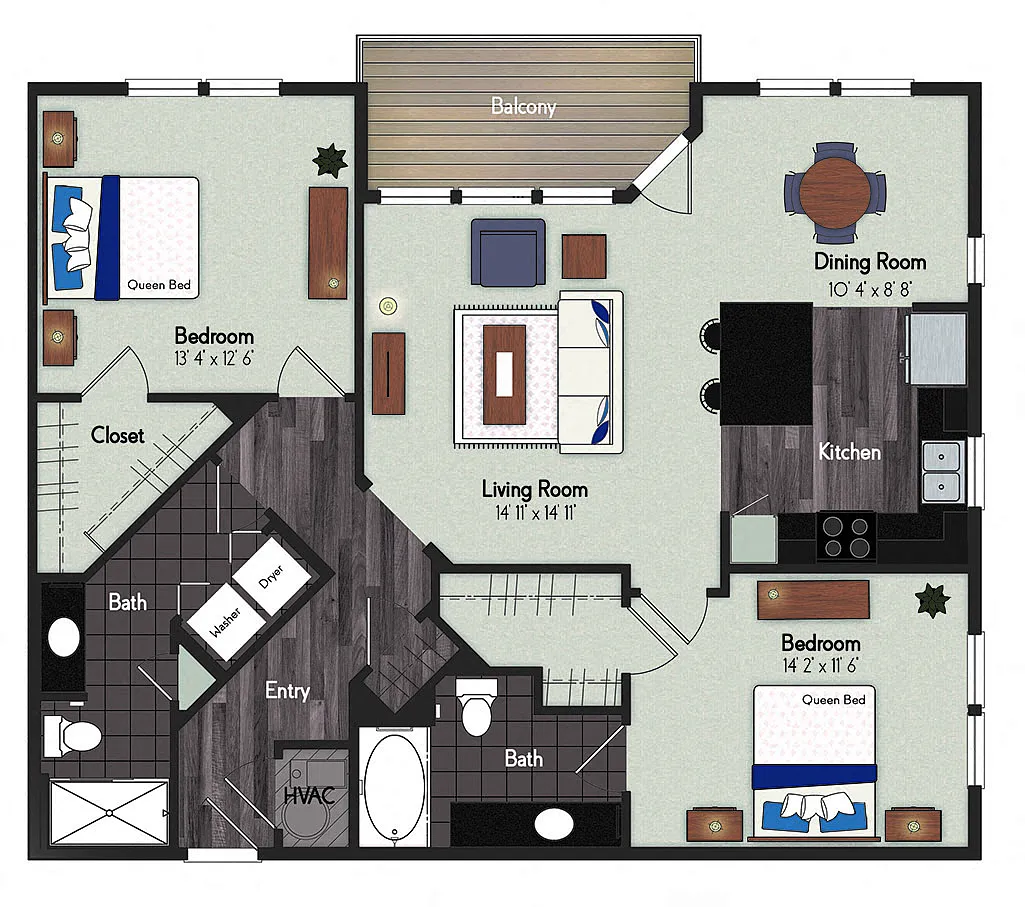 Floor plan Rockbrook
