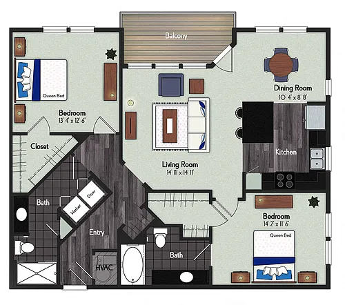 Floor plan Rockbrook