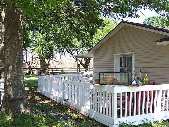 Deck area on master bedroom side