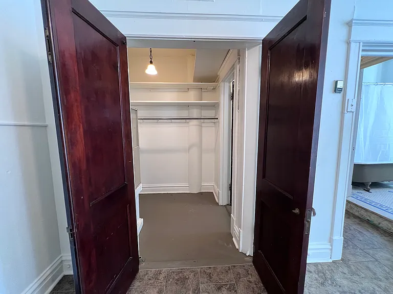 The other entrance to the walk through closet.